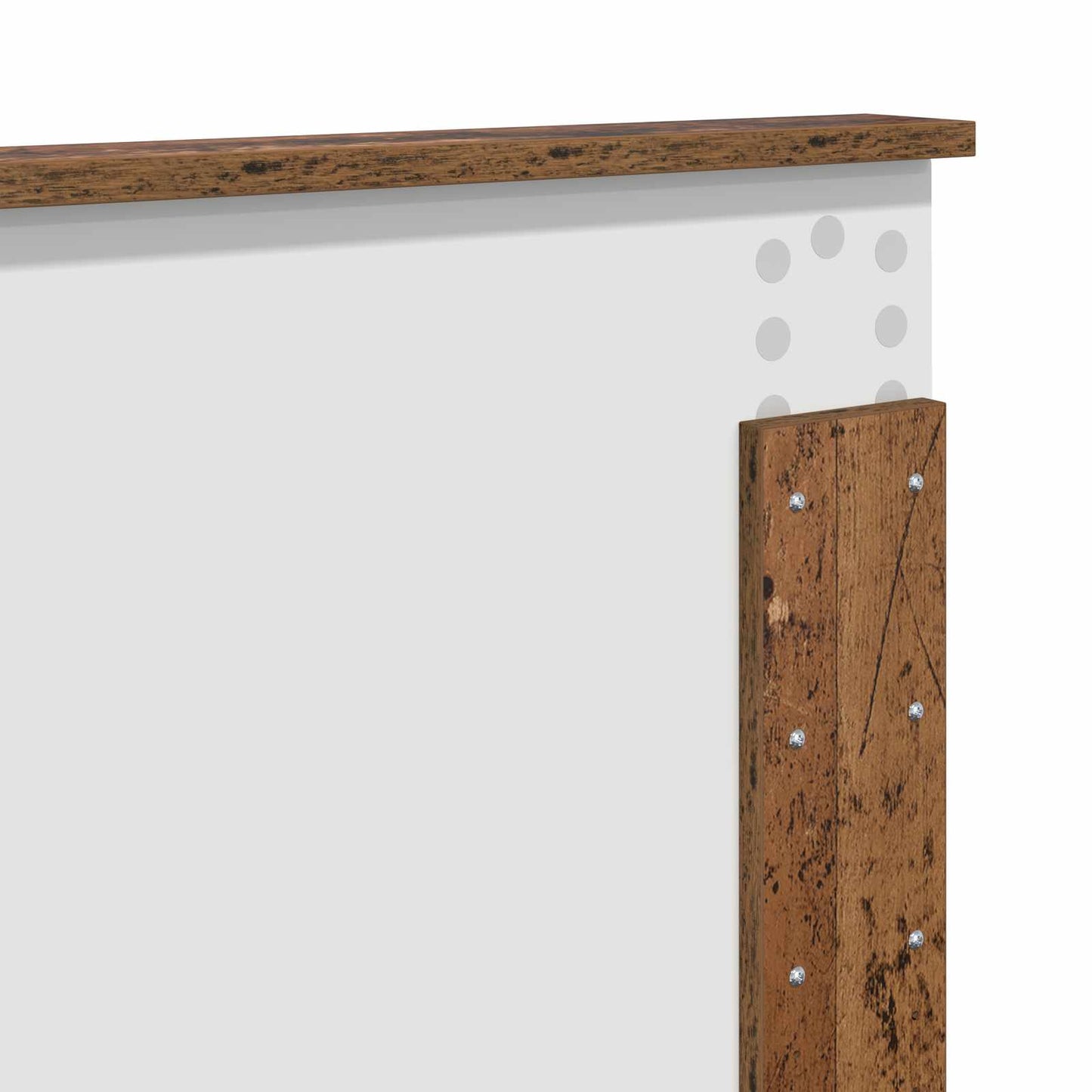 vidaXL Σκελετός Κρεβατιού Παλιό ξύλο 140 x 190 cm Επεξεργασμένο ξύλο