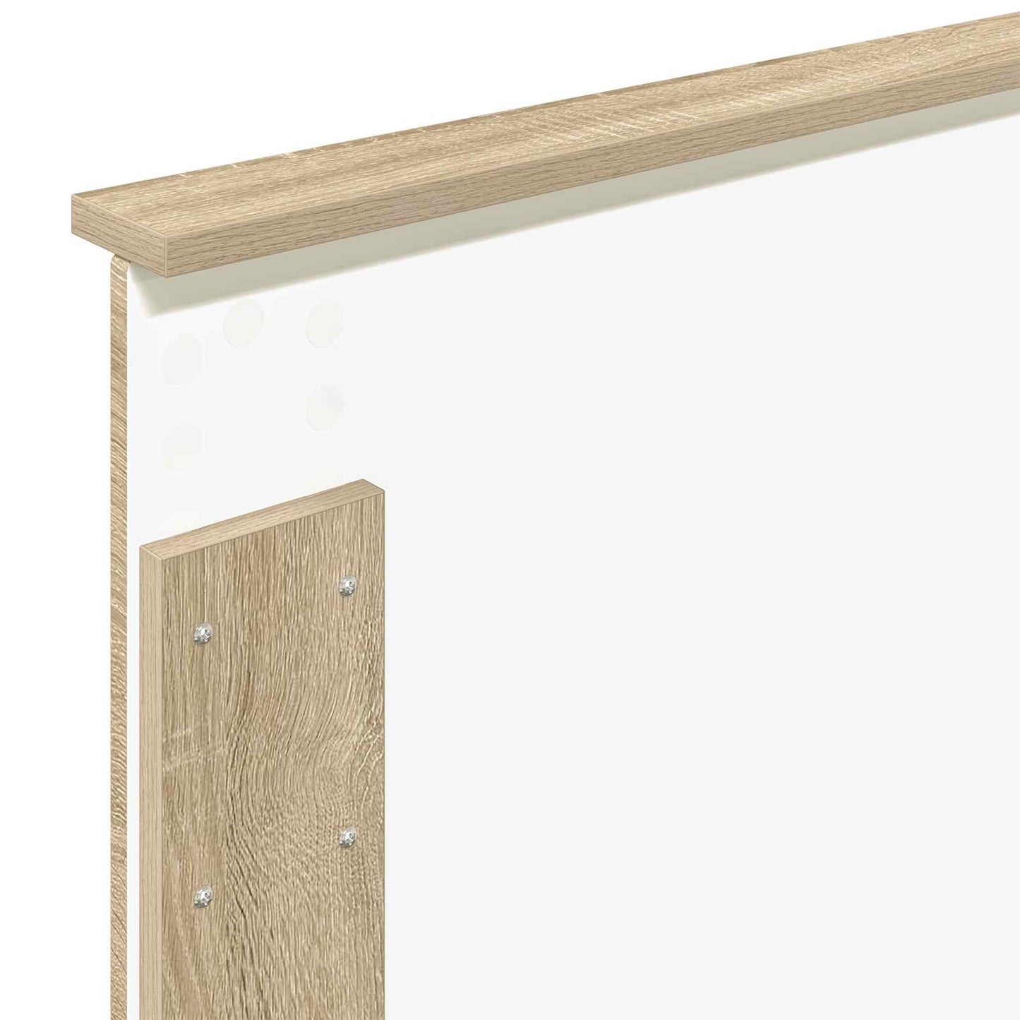 vidaXL Σκελετός Κρεβατιού Δρύς Sonoma 90 x 200 cm Επεξεργασμένο Ξύλο