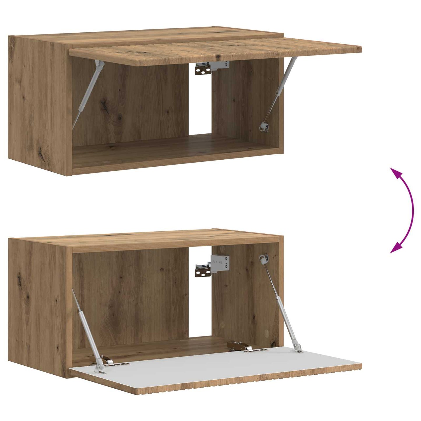 vidaXL Σετ επίπλου τηλεόρασης 5 τμχ. Artisan Oak Επεξεργασμένο Ξύλο