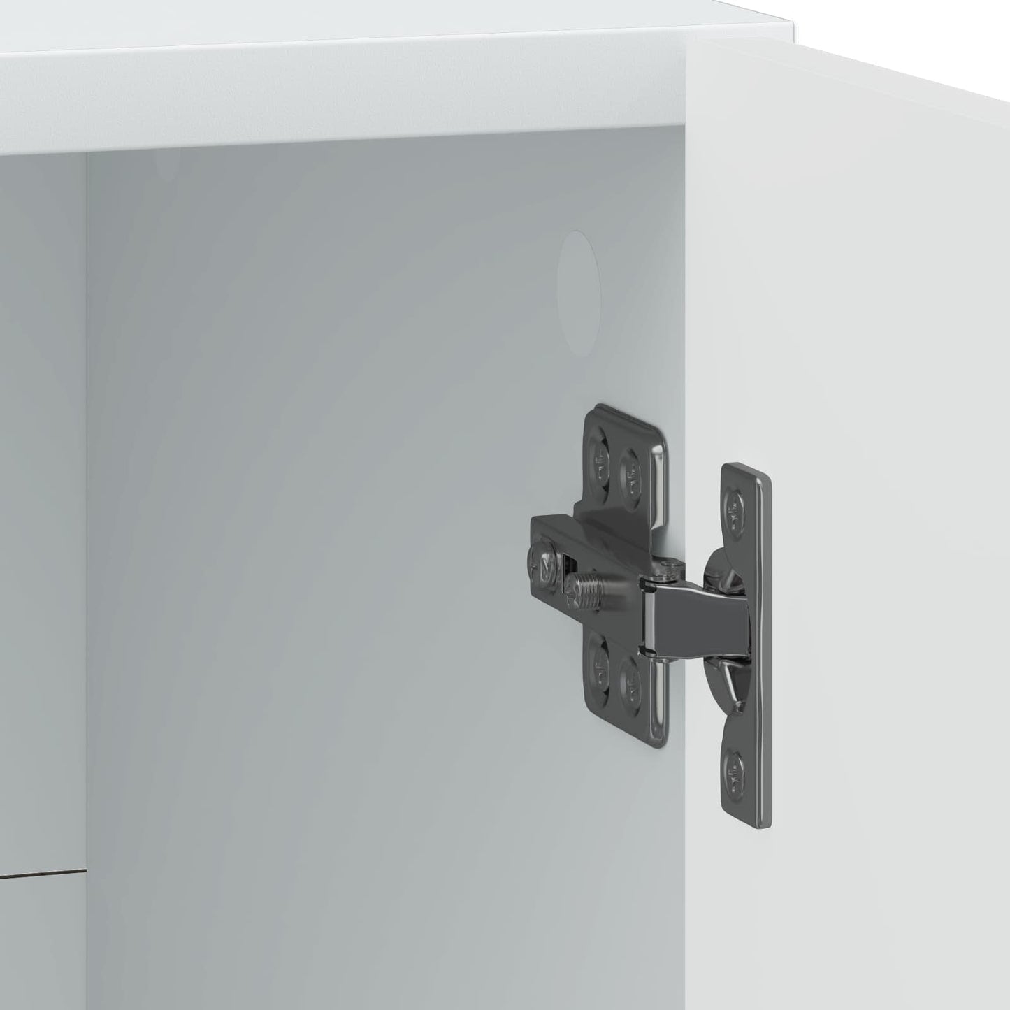 vidaXL Κομοδίνο 2 τμχ. Λευκό 43 x 34,5 x 50 εκ Επεξεργασμένο Ξύλο