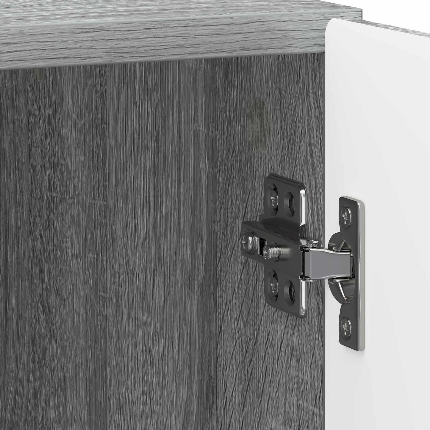 vidaXL Κομοδίνο 2 τμχ. Γκρι Sonoma 43 x 34,5 x 50 εκ
