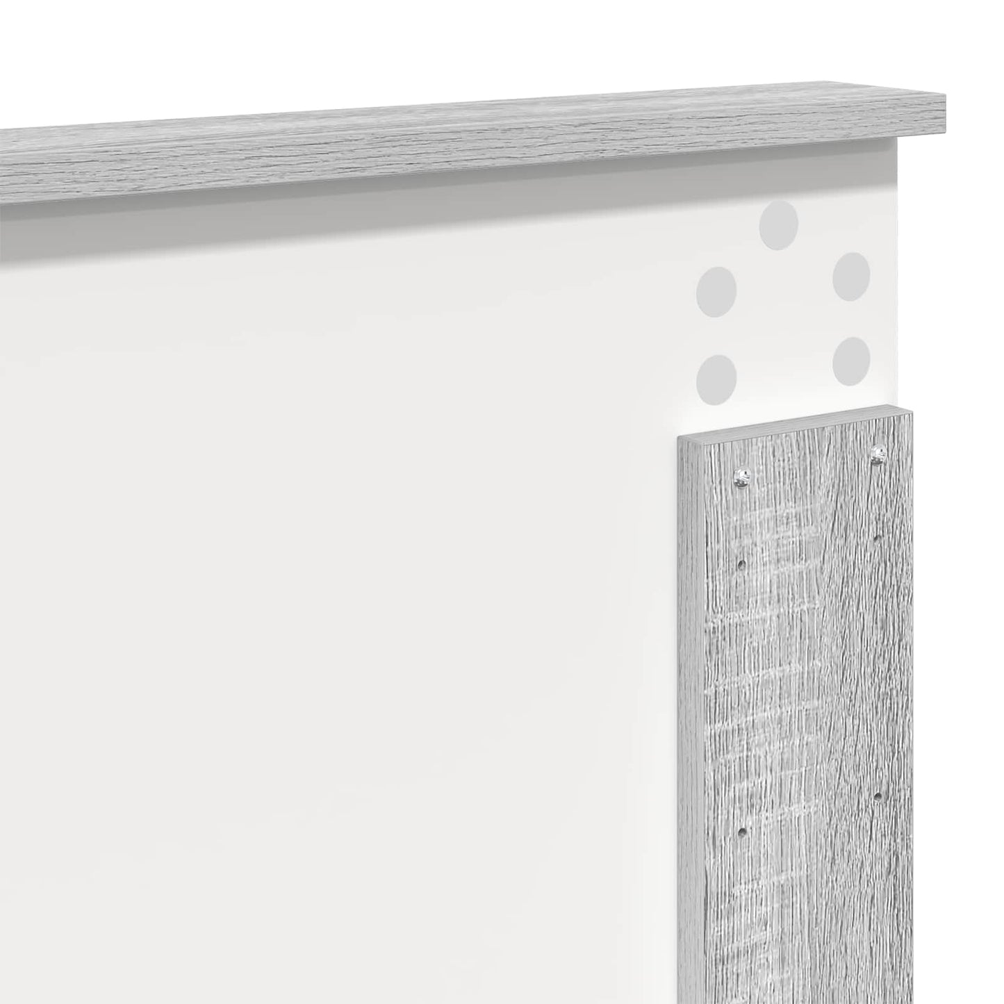vidaXL Σκελετός Κρεβατιού Γκρι Sonoma 150 x 200 cm Επεξεργασμένο Ξύλο