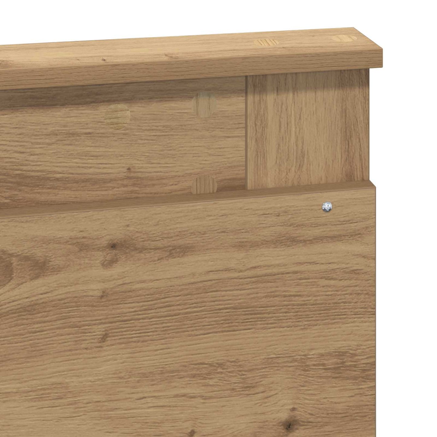 vidaXL Σκελετός Κρεβατιού Artisan Δρυς 120 x 200 cm Επεξεργασμένο Ξύλο