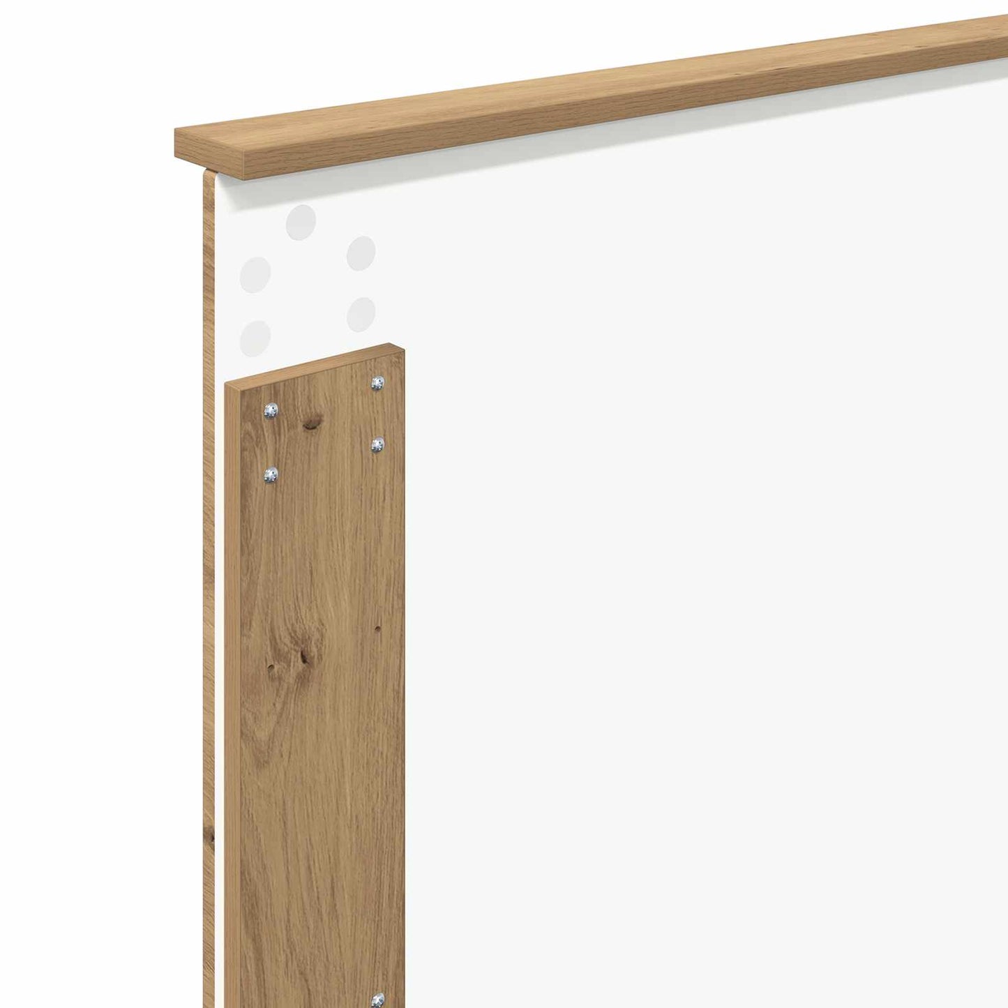 vidaXL Σκελετός Κρεβατιού Artisan Δρυς 90 x 200 cm