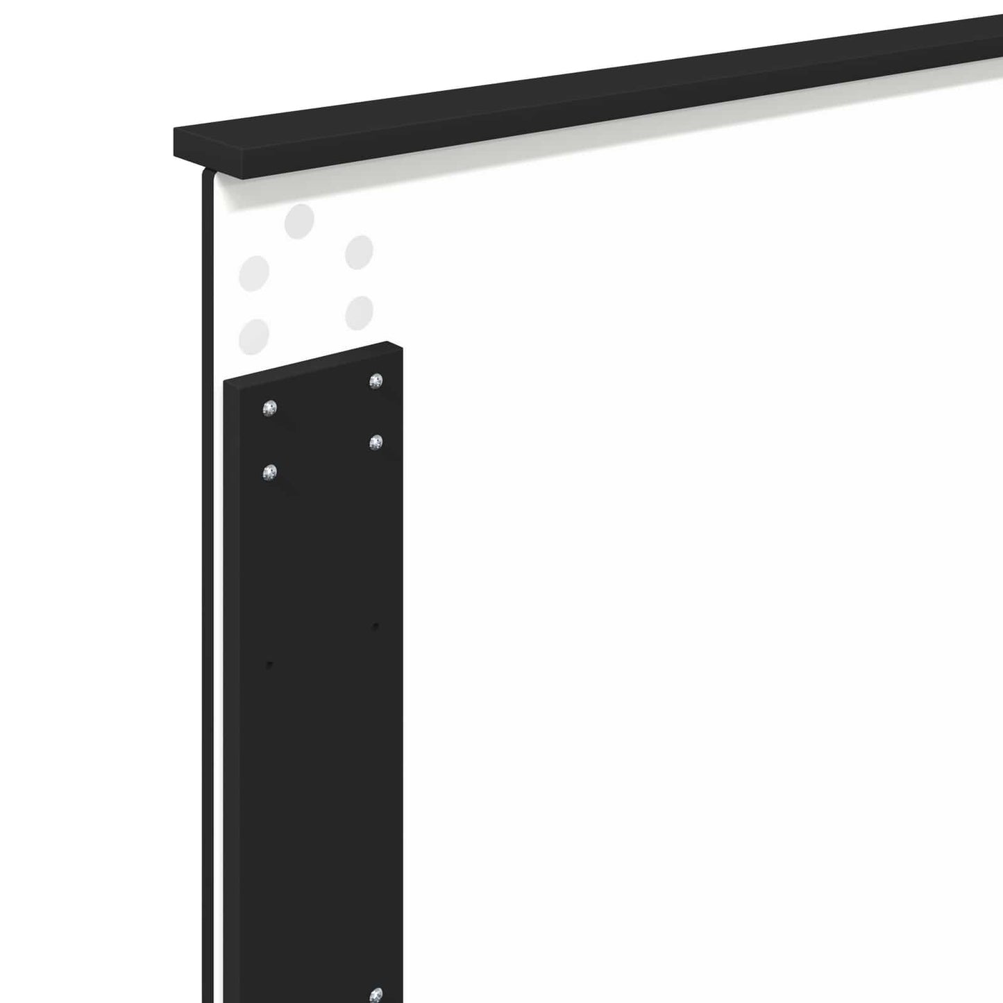 vidaXL Σκελετός Κρεβατιού Μαύρο 90 x 190 cm Στερεά ξυλεία πεύκου