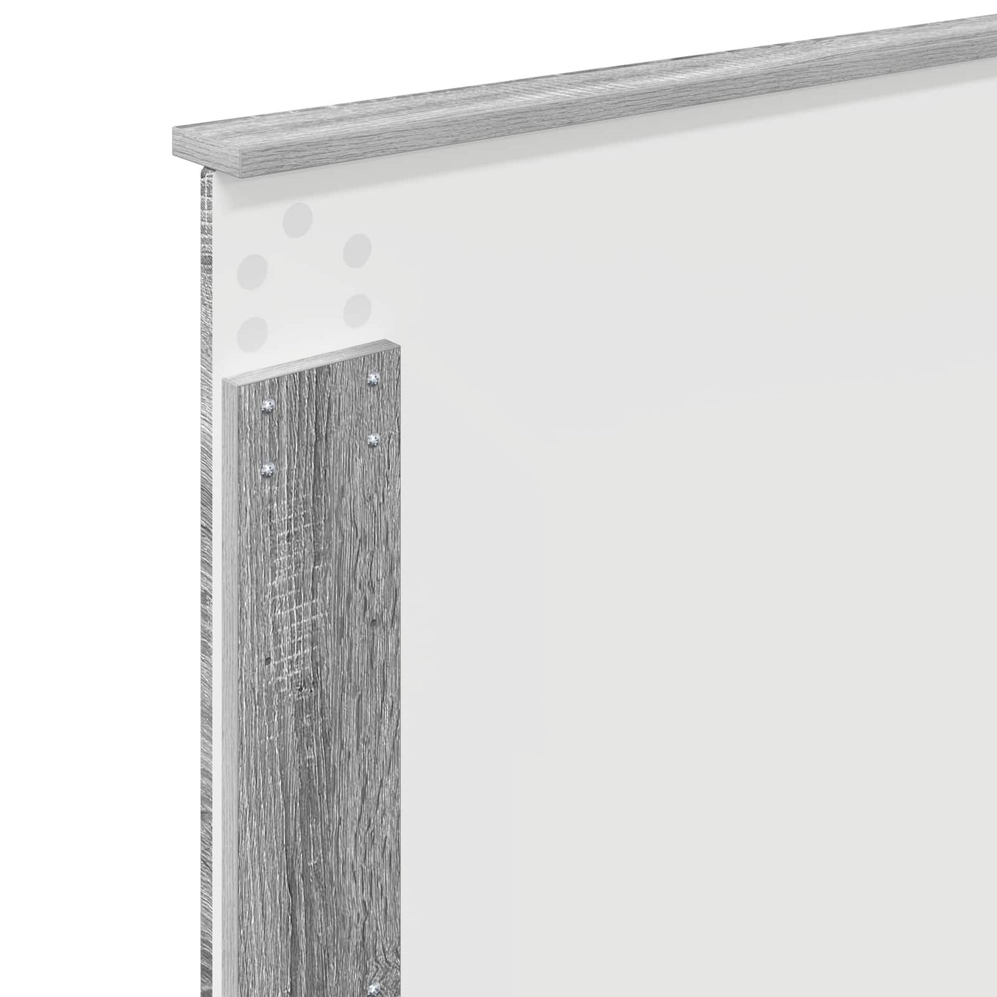 vidaXL Σκελετός Κρεβατιού Γκρι Sonoma 90 x 190 cm Επεξεργασμένο Ξύλο