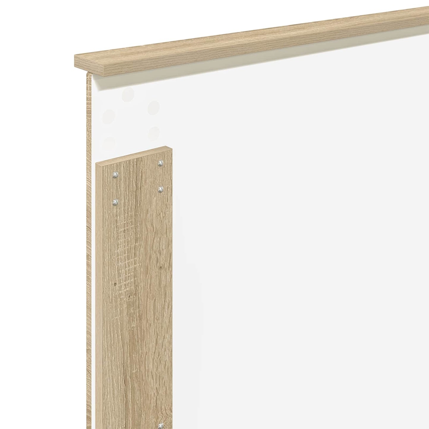 vidaXL Σκελετός Κρεβατιού Δρύς Sonoma 75 x 190 cm Στερεά ξυλεία πεύκου