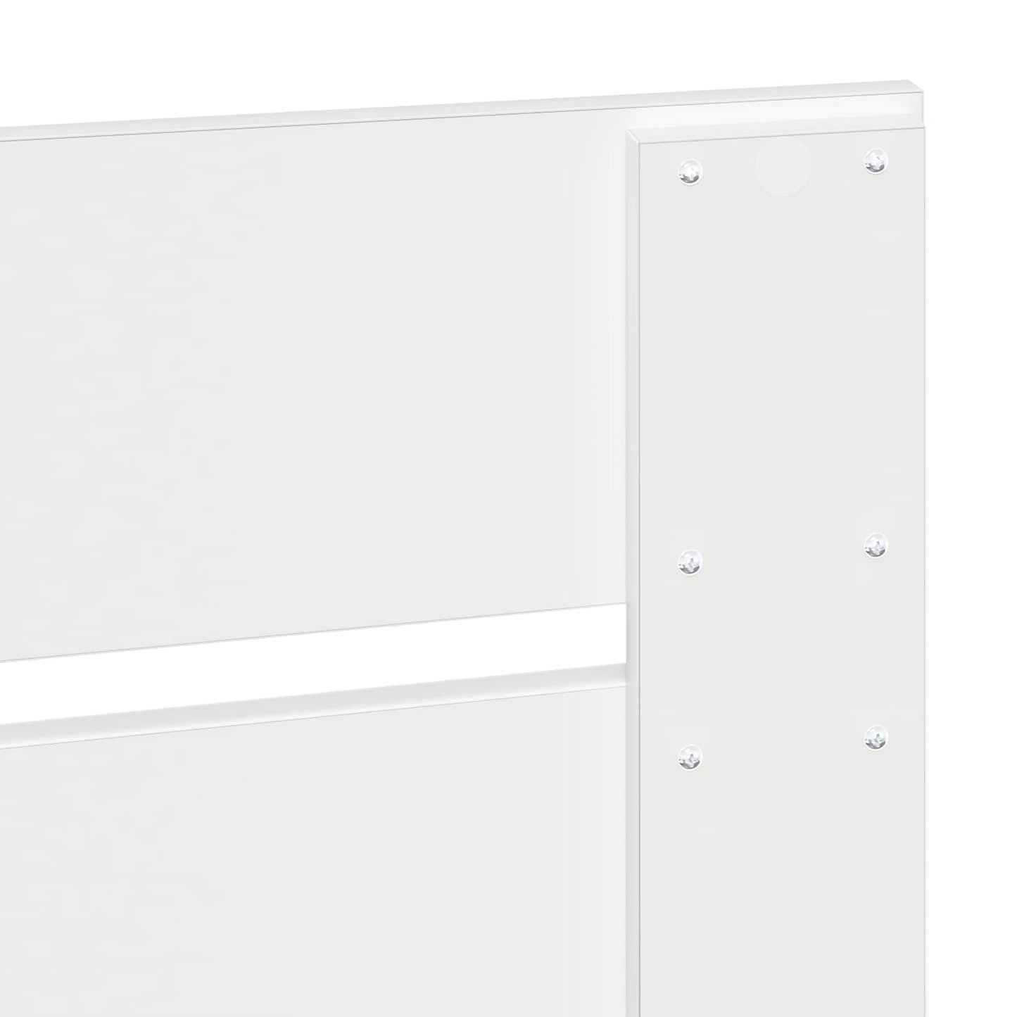 vidaXL Σκελετός Κρεβατιού Λευκό 90 x 190 cm Επεξεργασμένο Ξύλο