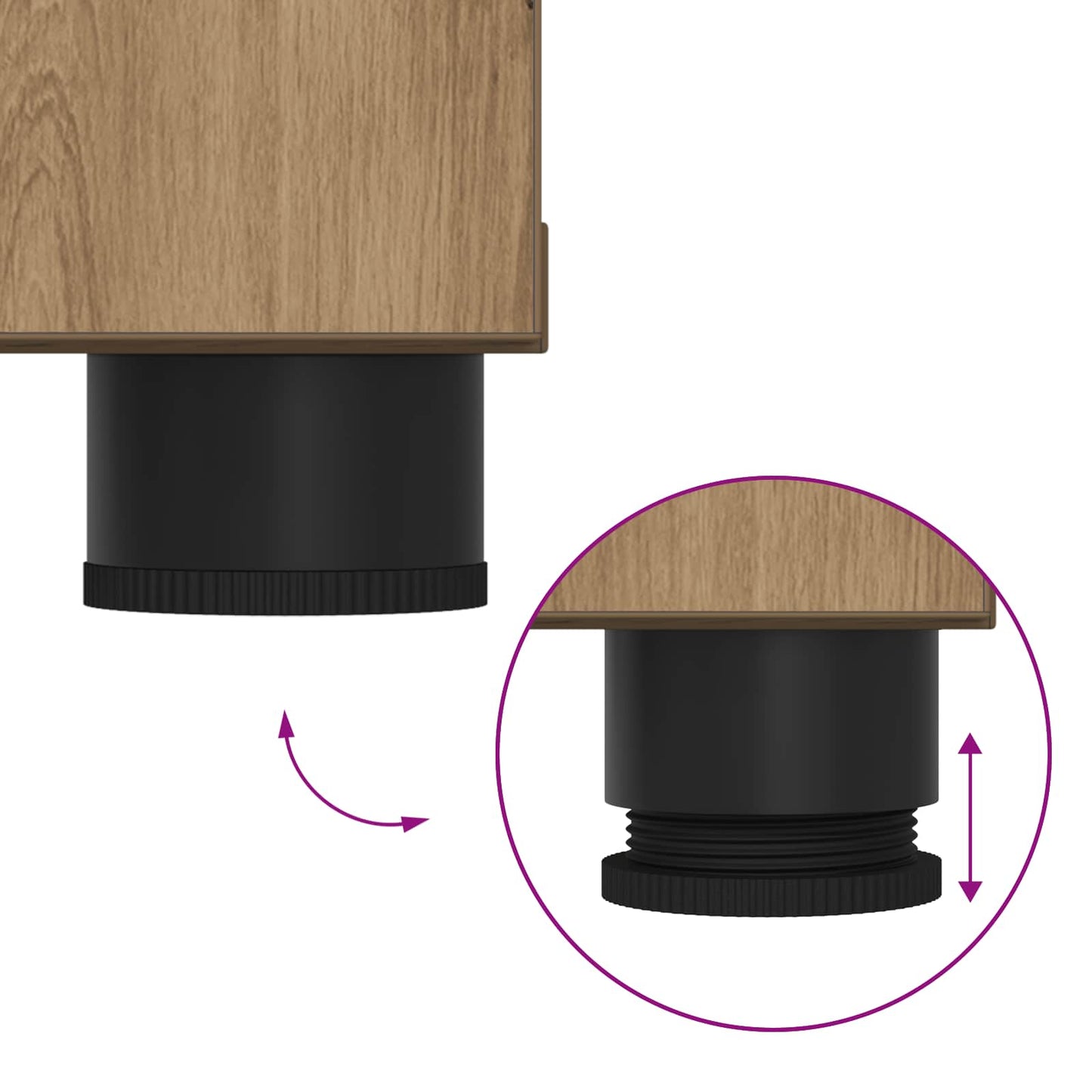 vidaXL Παγκάκι Χαλωρίου με μαξιλάρι Artisan Oak 80 x 38 x 46 εκ