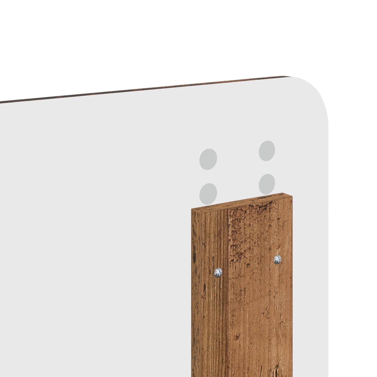 vidaXL Σκελετός Κρεβατιού Παλιό ξύλο 140 x 190 cm Στερεά ξυλεία πεύκου