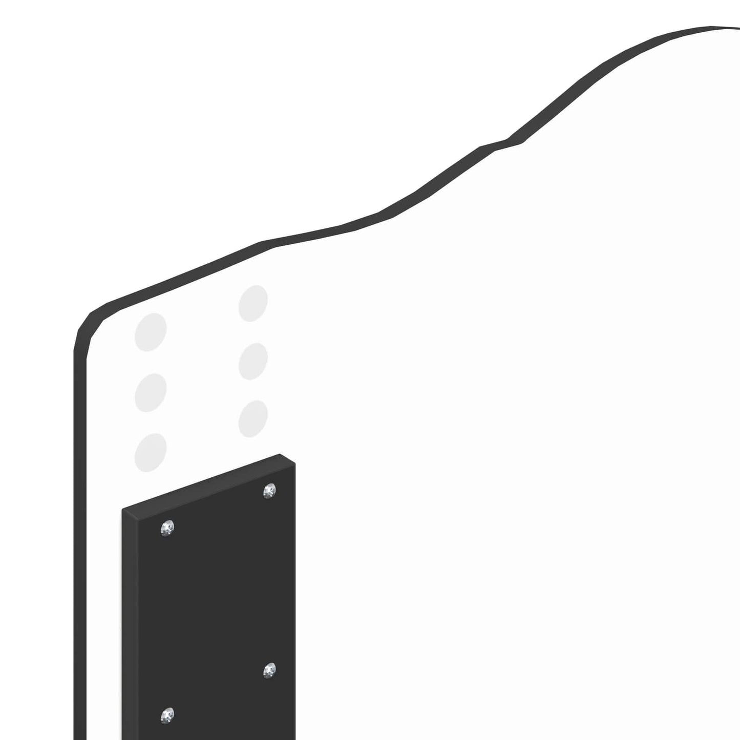 vidaXL Σκελετός Κρεβατιού Μαύρη Δρυς 75 x 190 cm Στερεά ξυλεία πεύκου