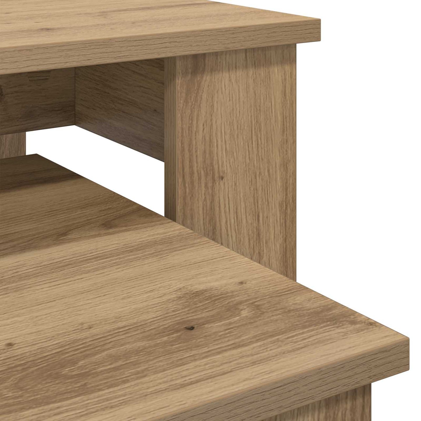 vidaXL Σετ Τραπεζιού Για Καφέ 2 pcs Artisan Oak Επεξεργασμένο ξύλο