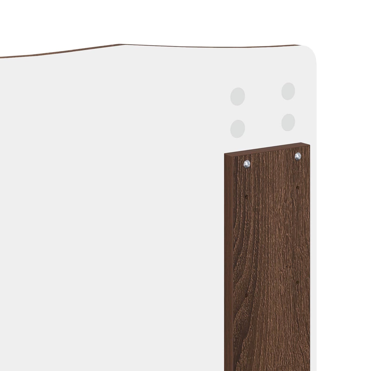 vidaXL Σκελετός Κρεβατιού Καφέ δρυς 140 x 200 cm Στερεά ξυλεία πεύκου
