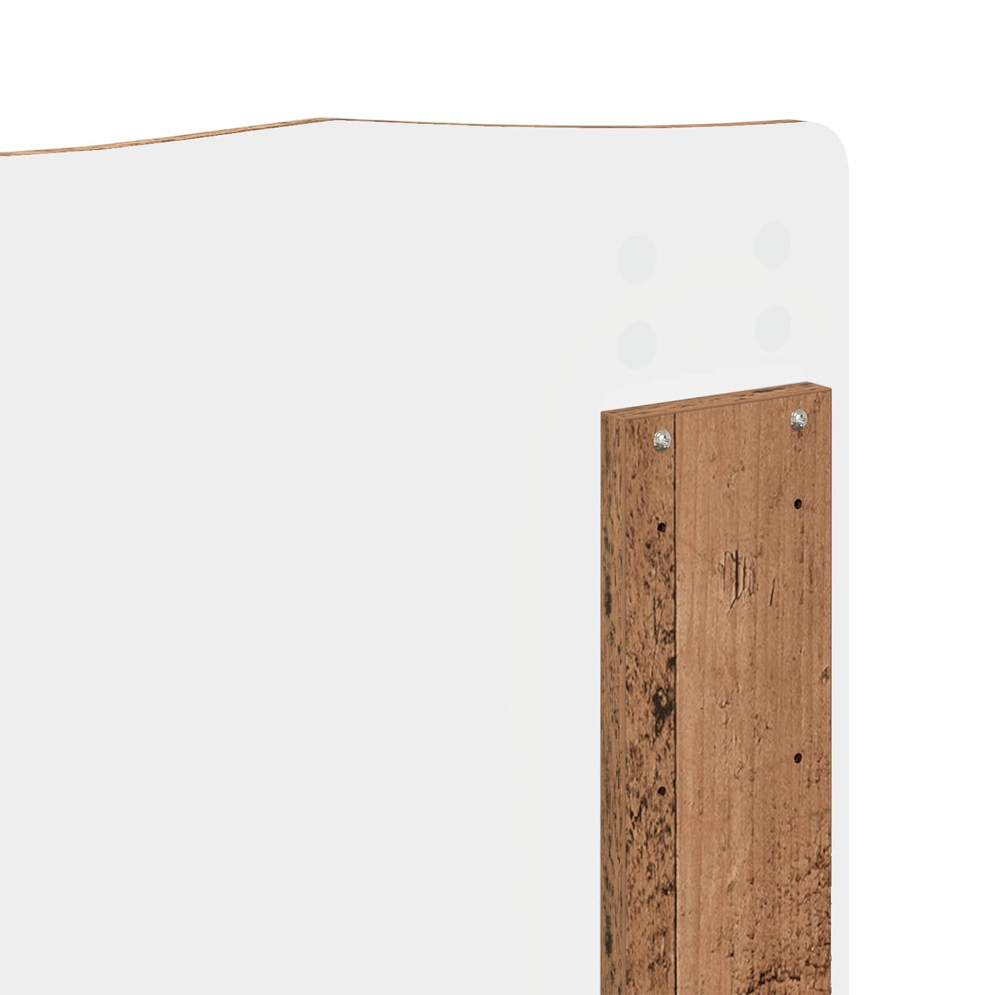 vidaXL Σκελετός Κρεβατιού Παλιό ξύλο 120 x 200 cm Στερεά ξυλεία πεύκου