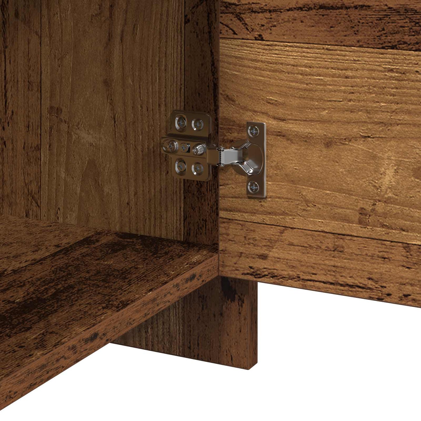 vidaXL Κομοδίνο Παλιό ξύλο 45 x 34 x 44,5 εκ Επεξεργασμένο Ξύλο