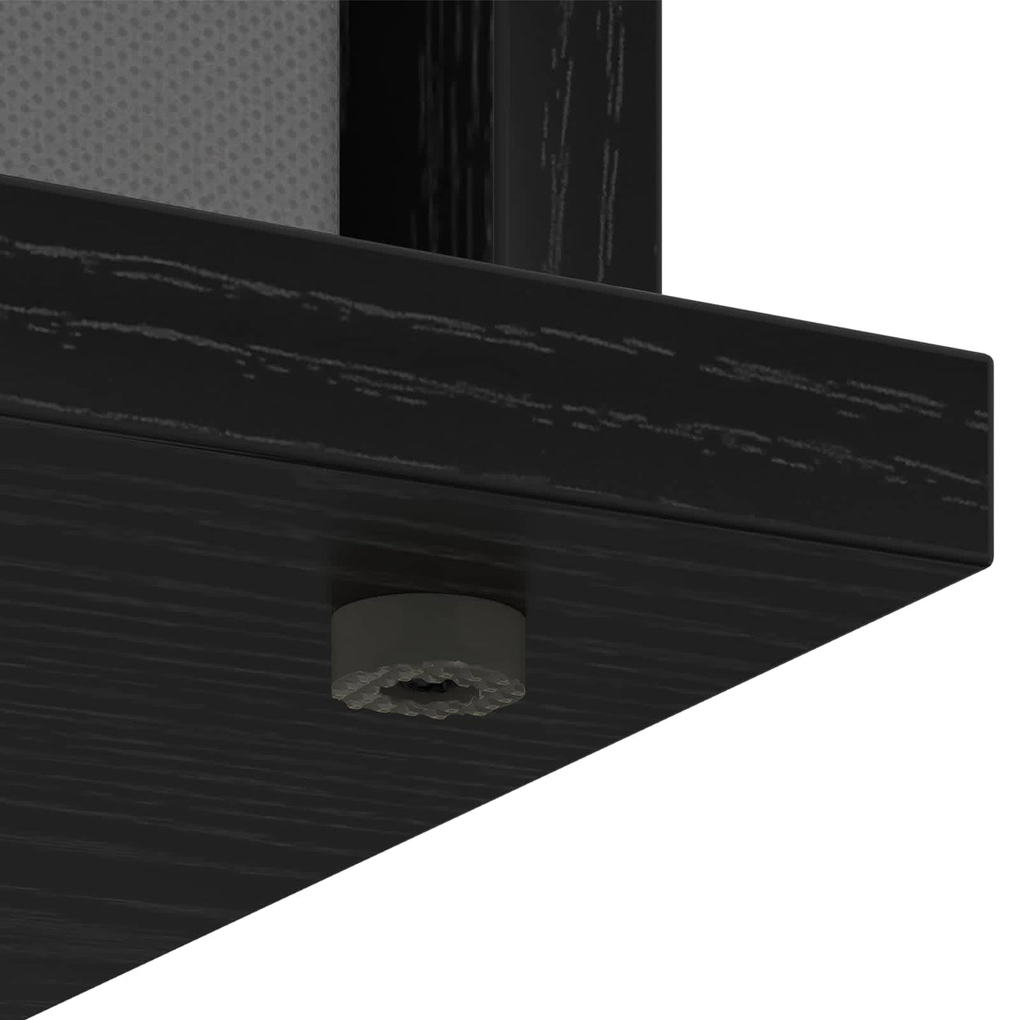 vidaXL Βάση τηλεόρασης με συρτάρι Μαύρη Οξυά 79 x 40 x 48 εκ