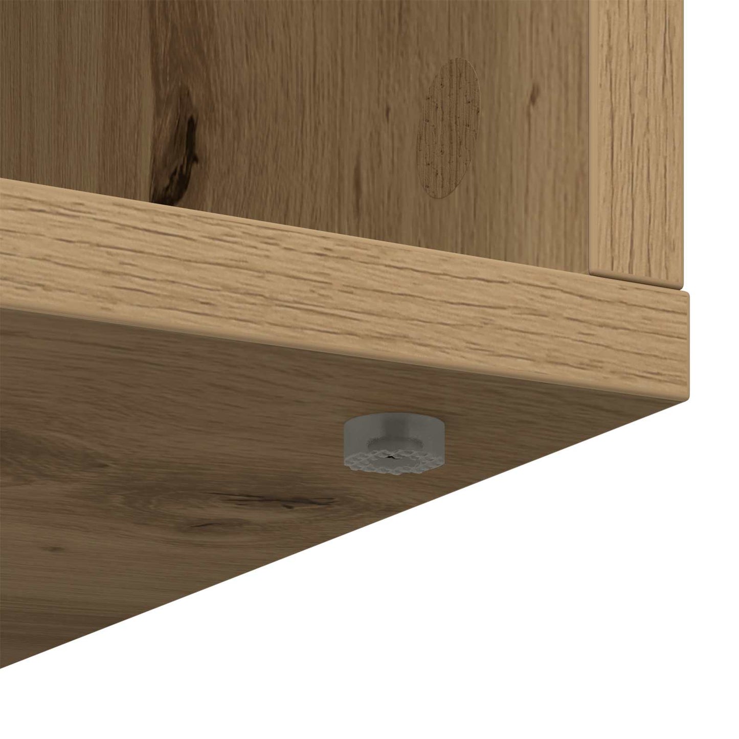 vidaXL Πλαϊνό γραφείο Artisan Δρυς 60 x 33,5 x 84 εκ