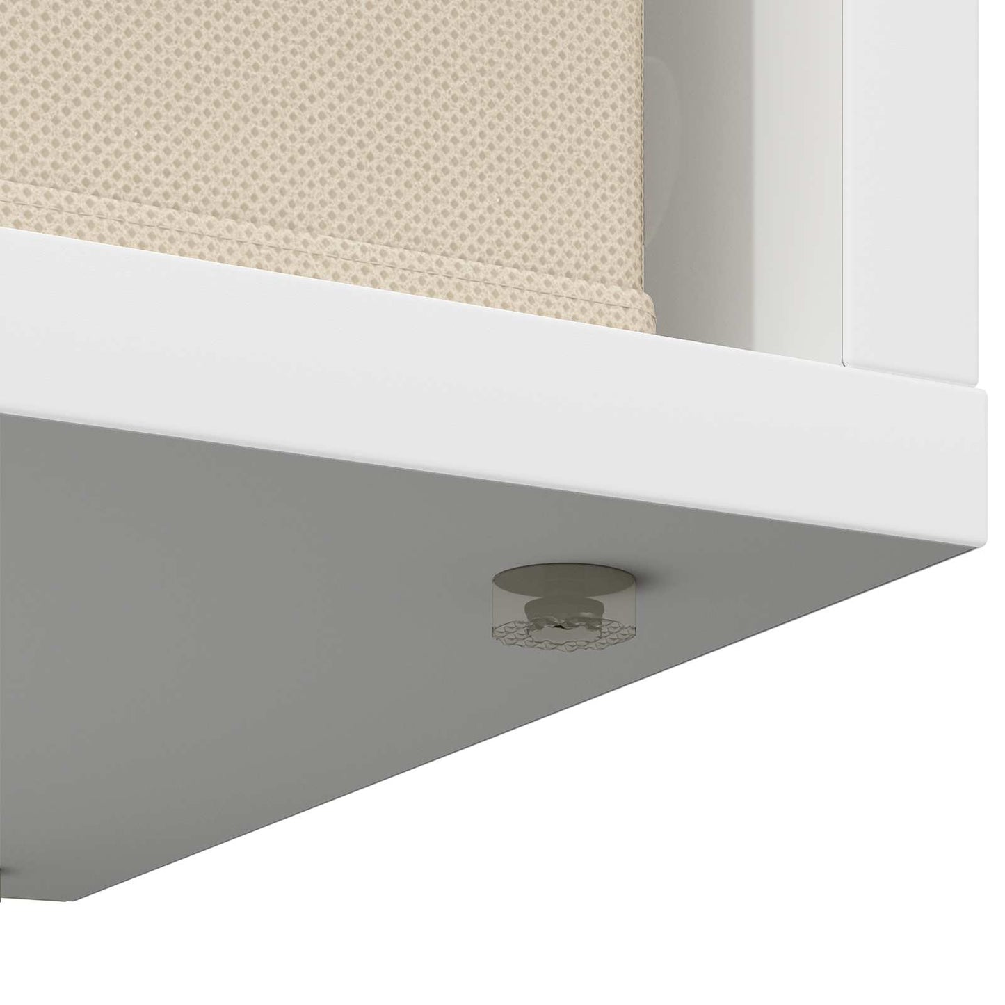 vidaXL Χαμηλό γραφείο με συρτάρι Λευκό 72 x 22,5 x 38 εκ