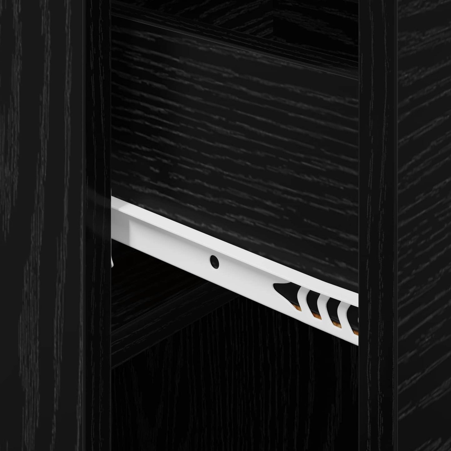 vidaXL Ντουλάπι κρεβατιού 2 τμχ. Μαύρη Δρυς 29 x 31,5 x 49 εκ