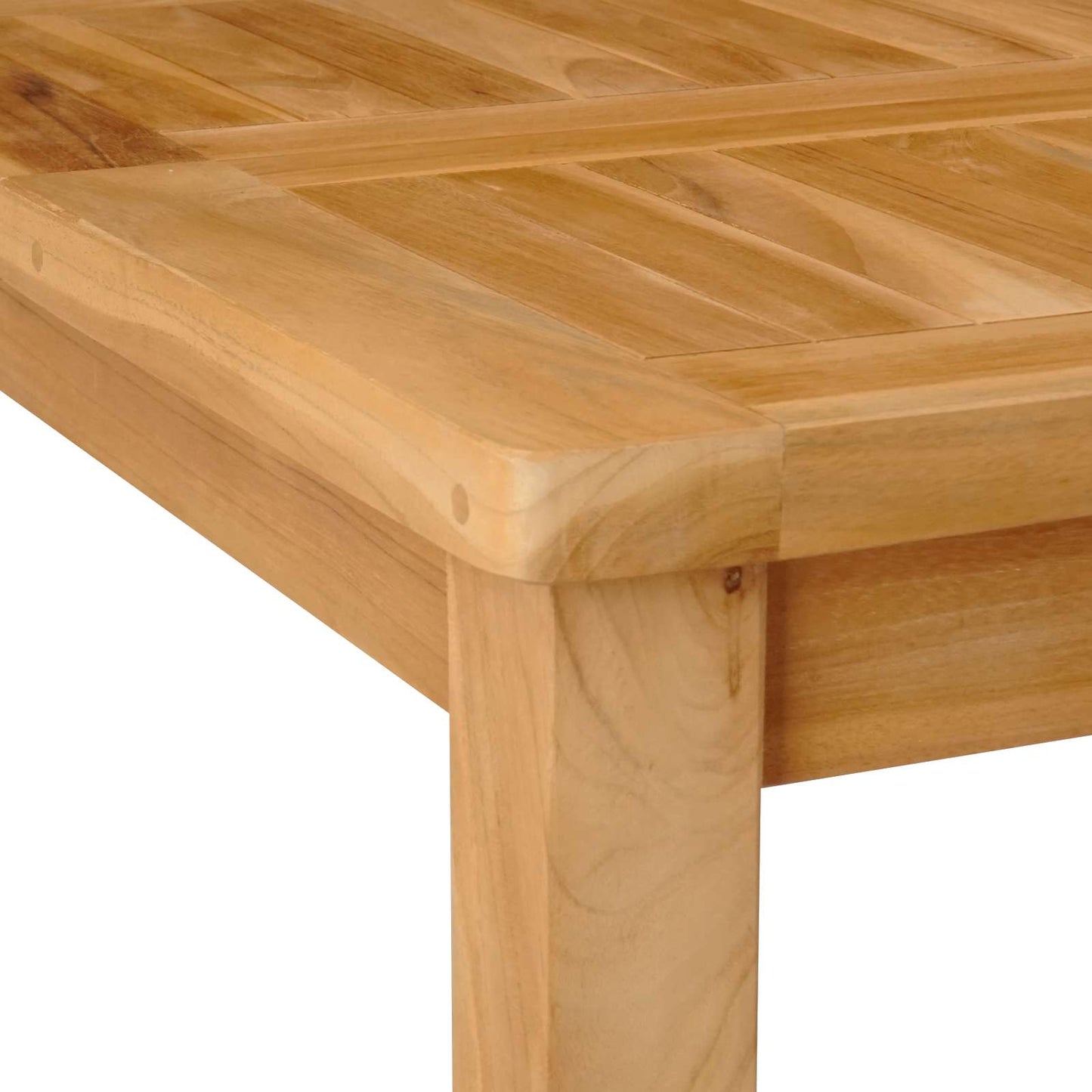 vidaXL Τραπέζι μπαρ Φυσικό 110 x 60 x 105 cm Στερεό Τίκ