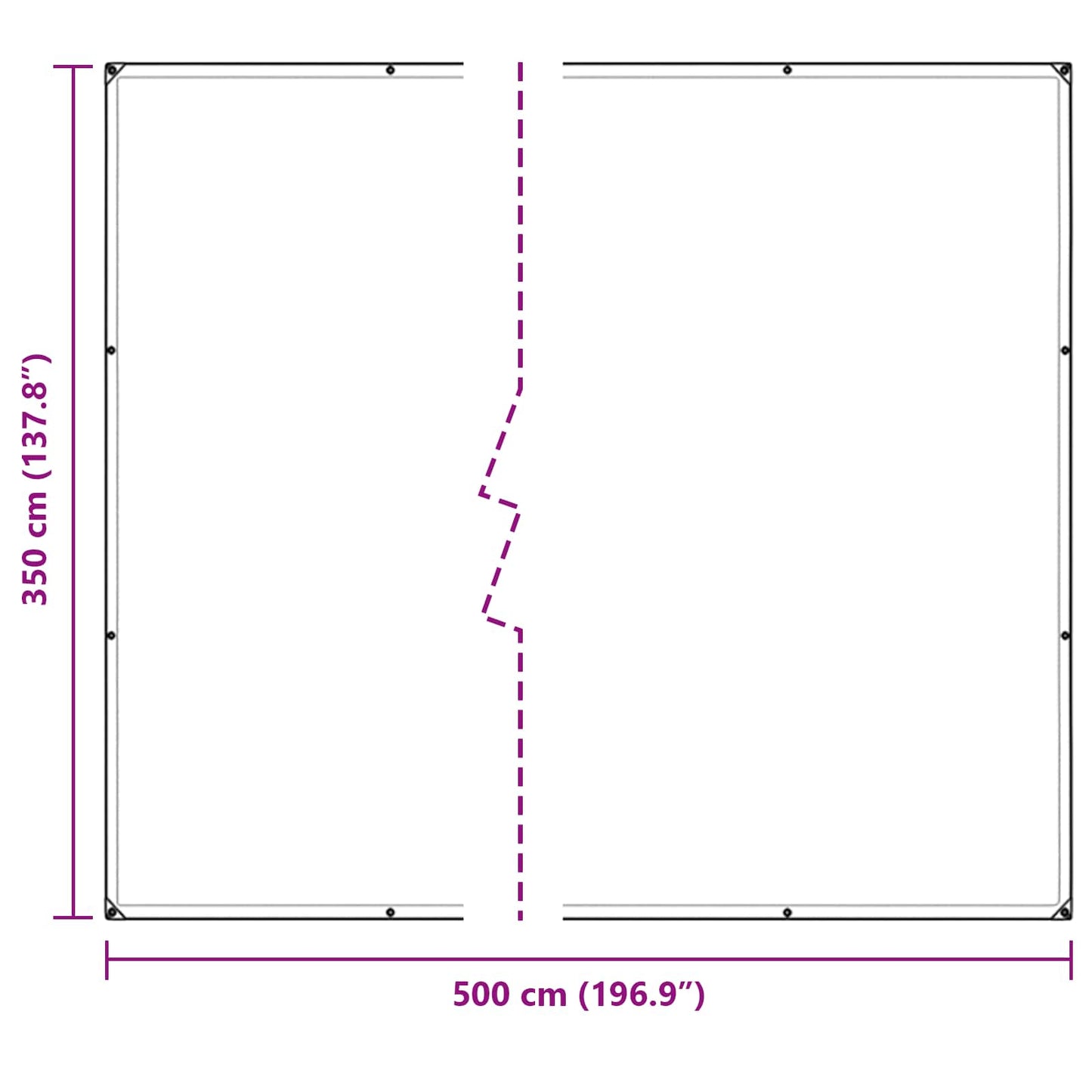 vidaXL Κάλυμμα Φυτών Διαφανές 5 x 3,5 μ PE