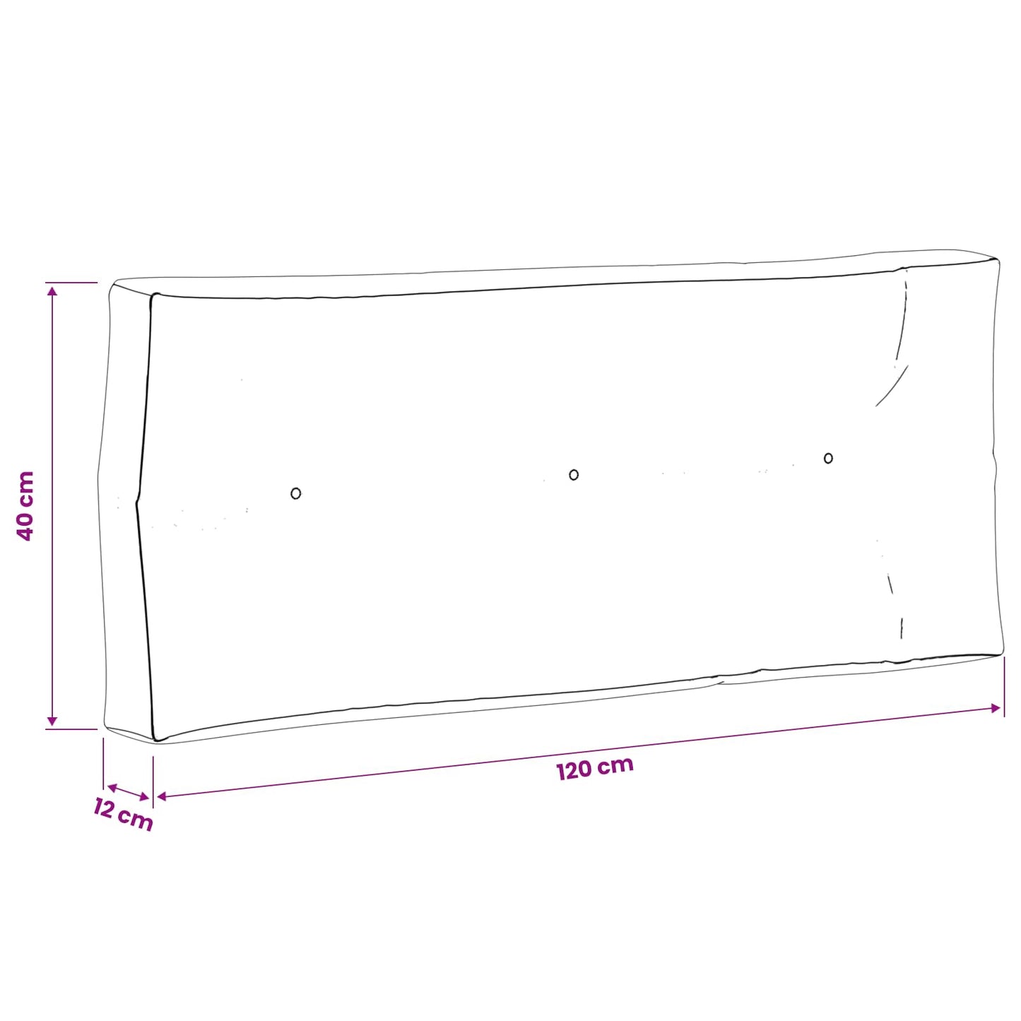 vidaXL Μαξιλάρι Πλάτης Παλέτας VIANEN 100% Πολυεστέρας Ανθρακί
