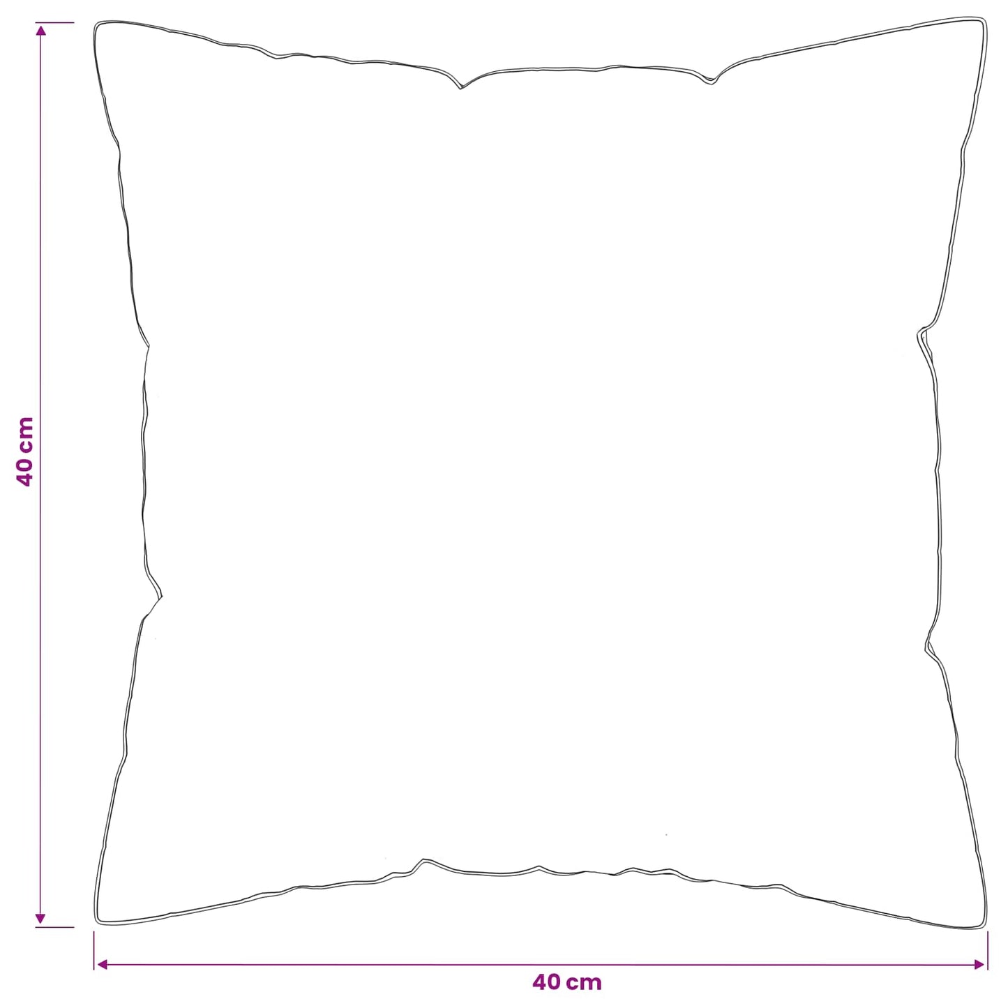 vidaXL Μαξιλάρι FULDA 2 τμχ. 40 x 40 cm 100% Πούπουλο και φτερό χήνας