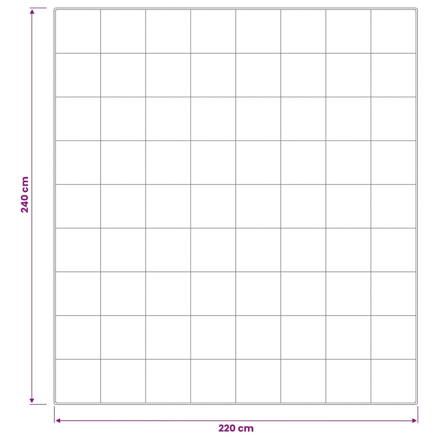 vidaXL Σέτ Παπλώματος και Μαξιλαριού 3 τμχ. 220x240 εκ Χειμώνας Μαλλί