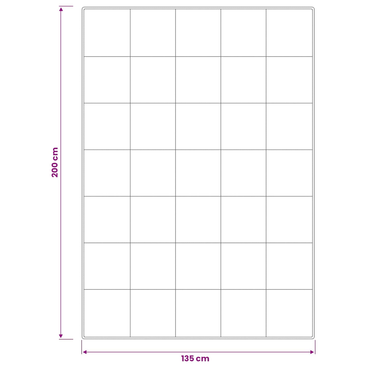 vidaXL Πάπλωμα FULDA 137 x 200 cm 4 Εποχές 310 GSM 90% Χήνας Λευκό