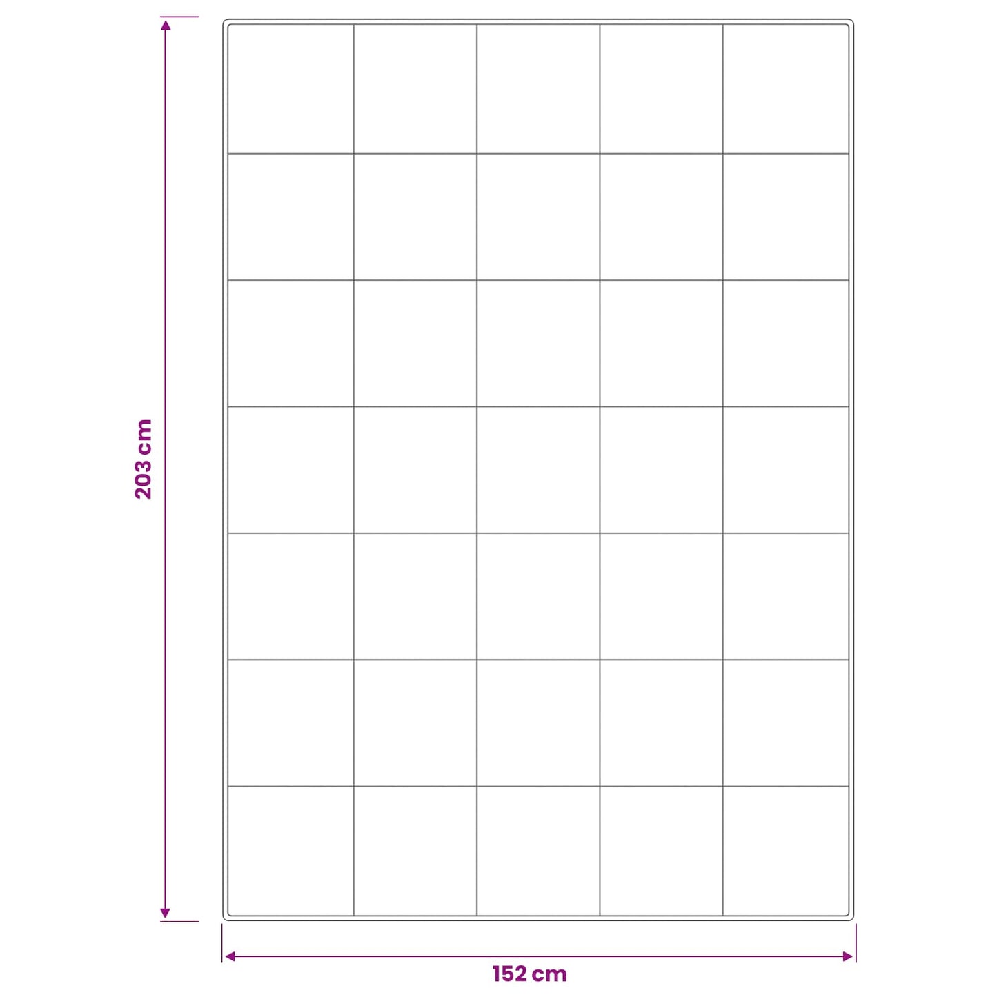 vidaXL Πάπλωμα FULDA 152 x 203 cm Καλοκαίρι 100 GSM 90% Χήνας Λευκό