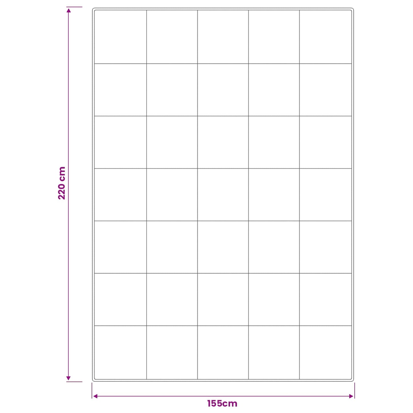 vidaXL Πάπλωμα FULDA 155 x 220 cm 4 Εποχές 210 GSM 90% Χήνας Λευκό