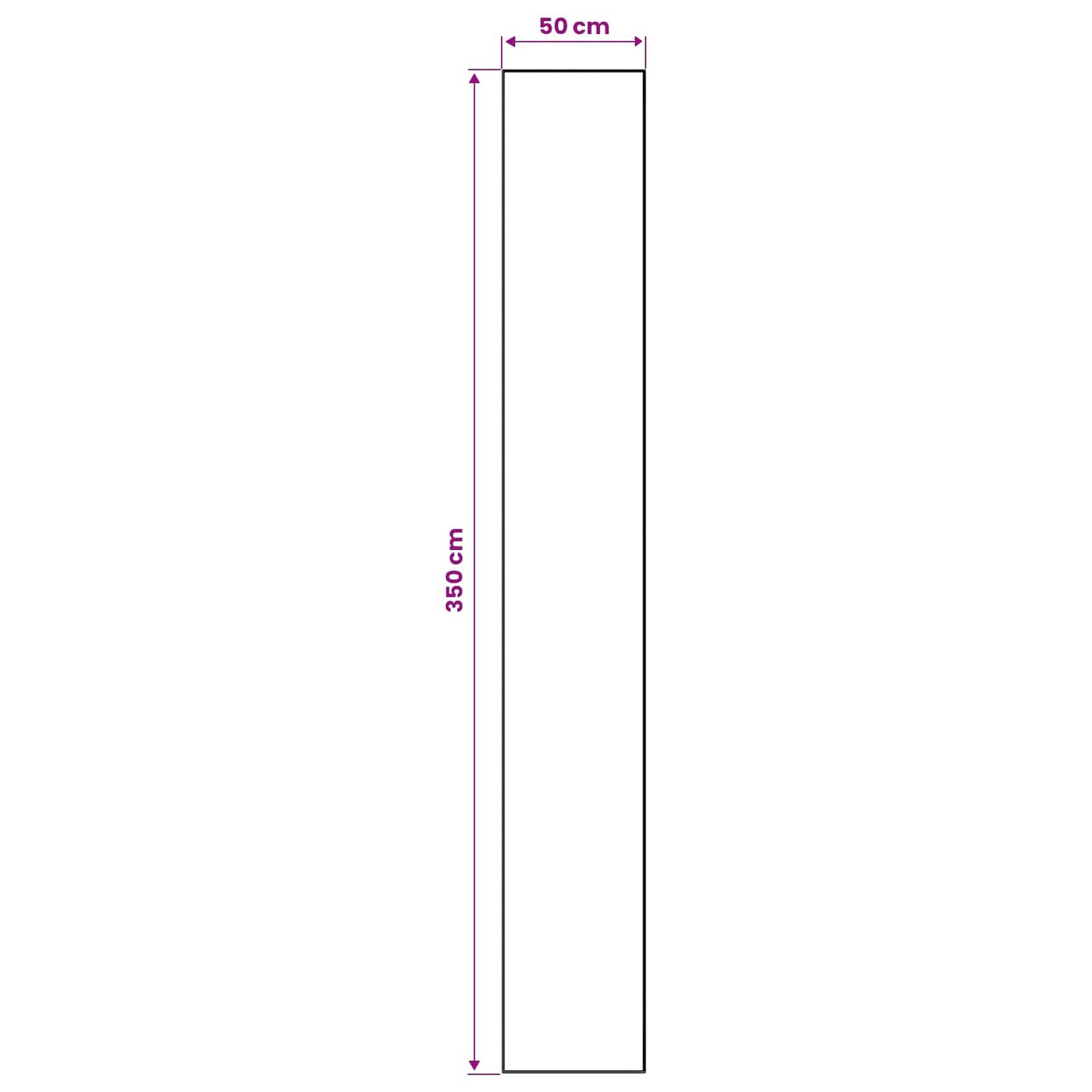 vidaXL Χαλί Runner ORIZ 1150 gsm Γκρι και Λευκό