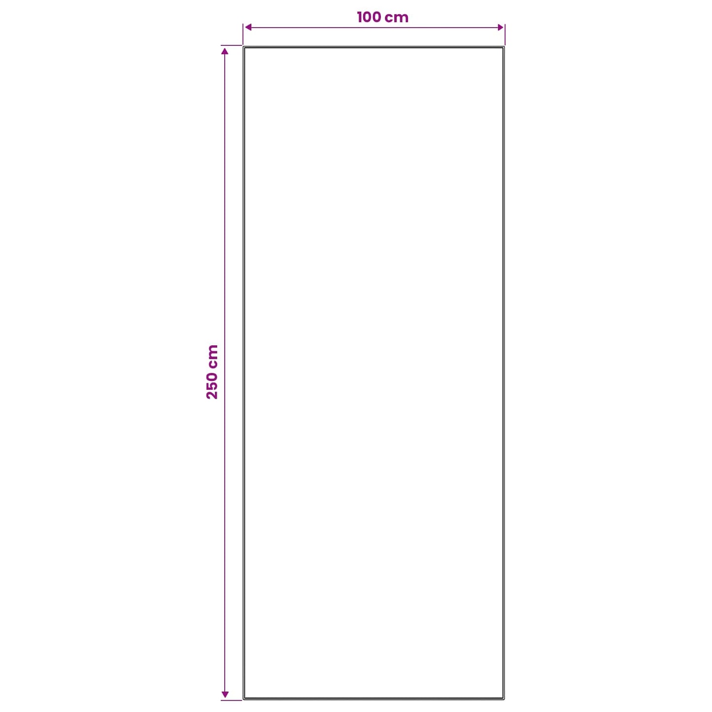 vidaXL Χαλί Runner ORIZ 1150 gsm Μαύρο δίχτυ σχέδιο