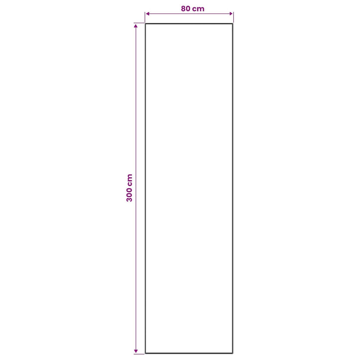 vidaXL Χαλί Runner ORIZ 1150 gsm Μπλε 100% πολυεστερική χημική ίνα