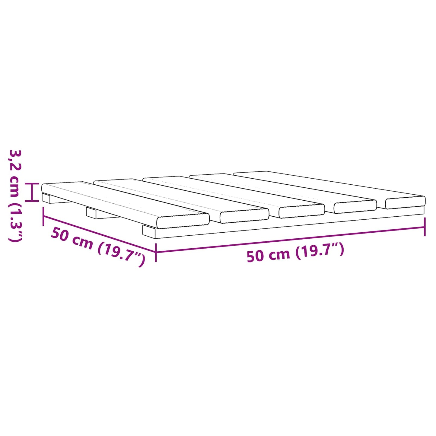 vidaXL Πλάκα Κατασκευής 24 pcs Πράσινο 50 x 50 cm