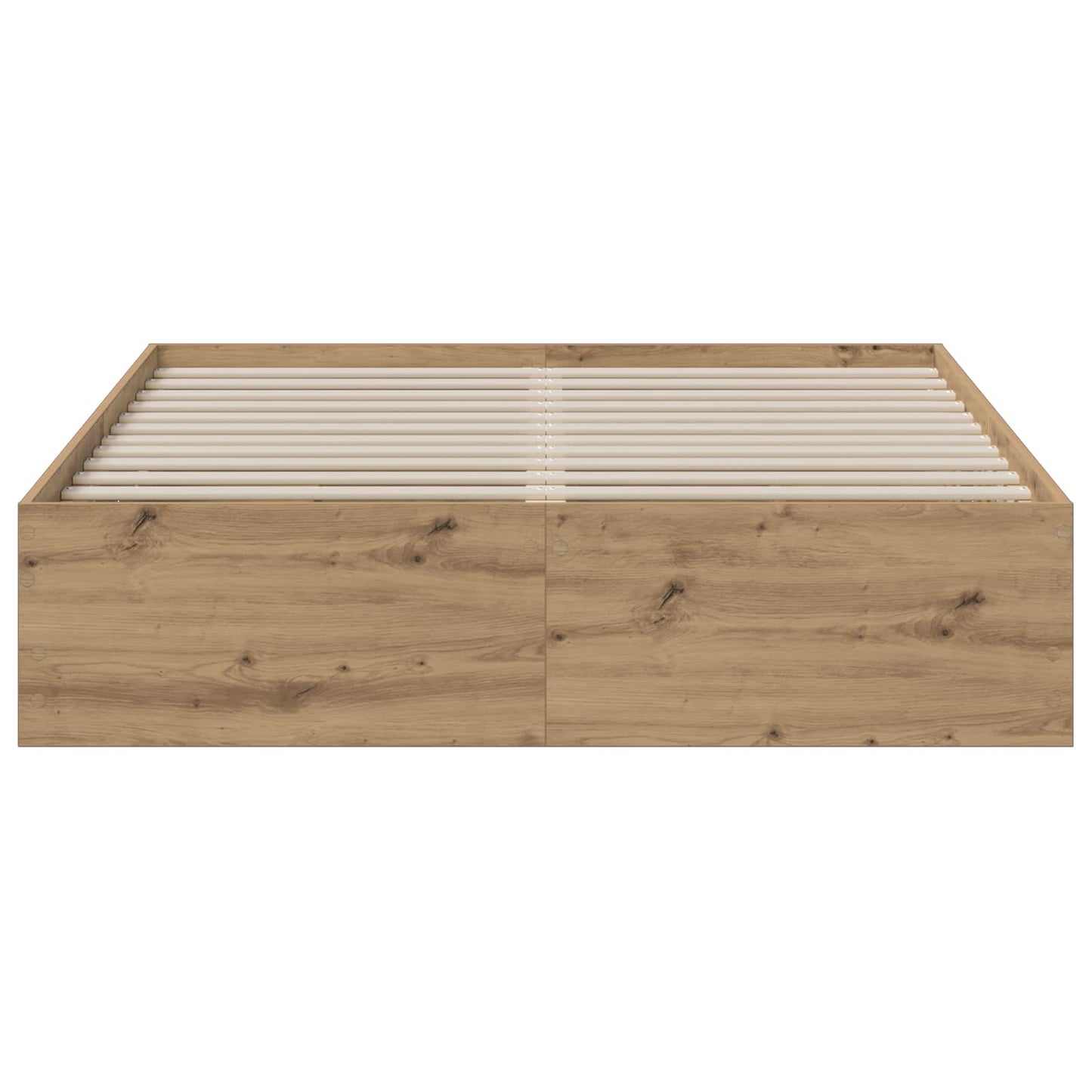 vidaXL Σκελετός κρεβατιού με αποθήκευση Artisan Δρυς 120 x 200 cm