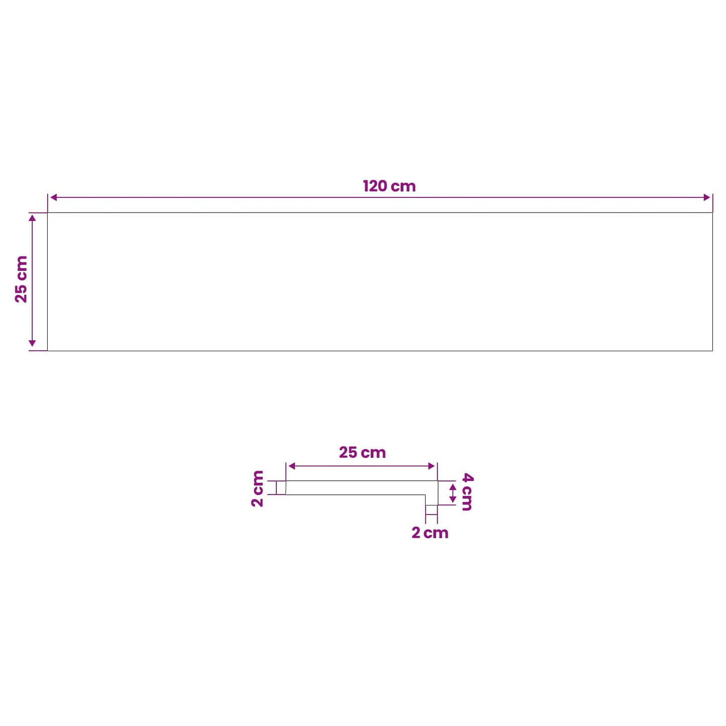 vidaXL Σκαλοπάτια 8 τεμ. 120 x 25 x 2 cm Σκούρο Καφέ Στερεό ξύλο οξιάς