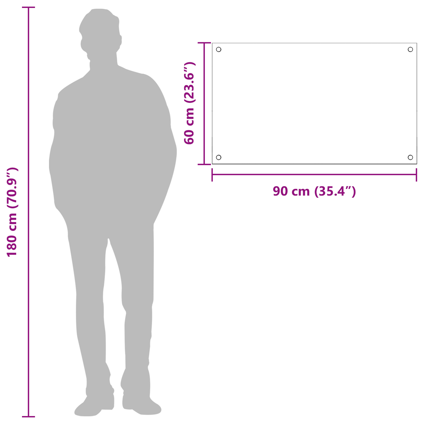 vidaXL Πλακάκι Κουζίνας Κίτρινο 90x60x0,6 εκ Σκληρυμένο Γυαλί