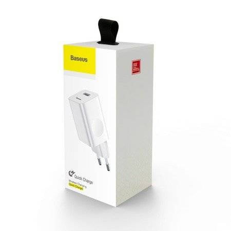 Baseus Φορτιστής USB Quick Charge 3.0 (Λευκό)