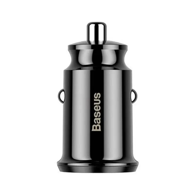 Baseus Φορτιστής Αυτοκινήτου Grain 2xUSB 5V 3.1A (Μαύρο)
