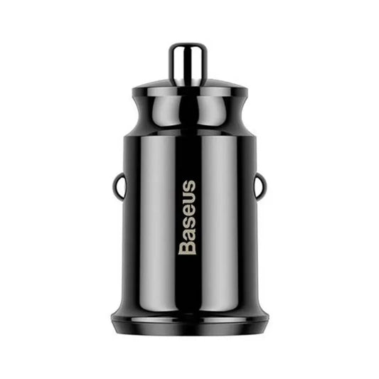 Baseus Φορτιστής Αυτοκινήτου Grain 2xUSB 5V 3.1A (Μαύρο)