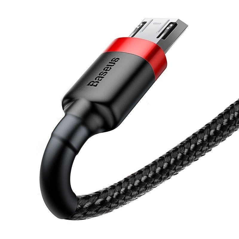 Baseus Καλώδιο MicroUSB Cafule 1.5A 2m (Κόκκινο/Μαύρο)