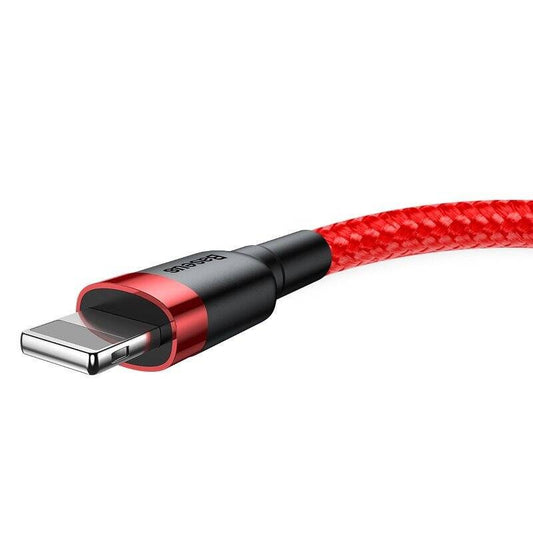 Baseus Καλώδιο USB σε Lightning Cafule 2.4A 0.5m (Κόκκινο)