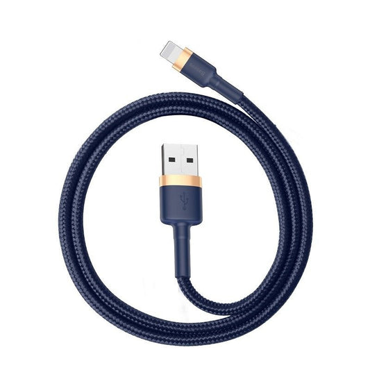 Baseus Καλώδιο Lightning Cafule 1.5A 2m (Σκούρο Μπλε/Χρυσό)