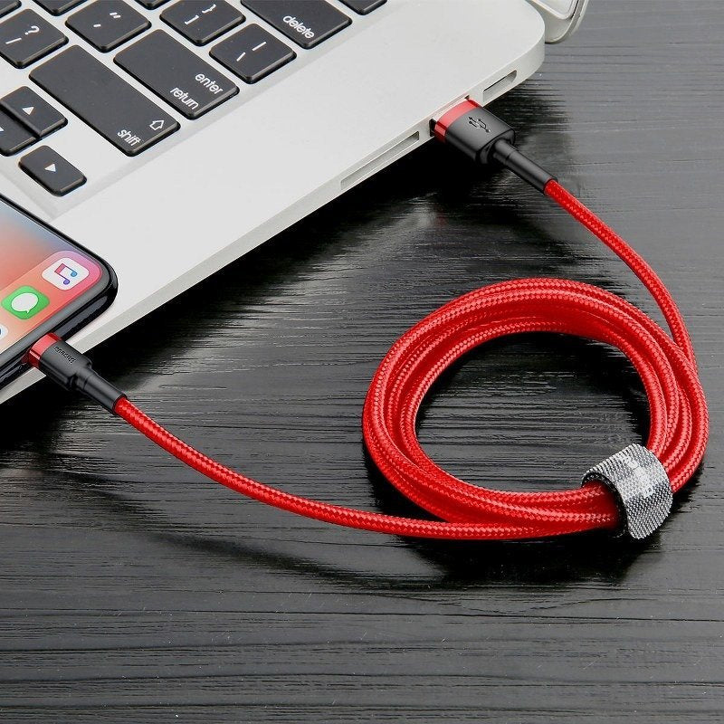 Baseus Καλώδιο USB σε Lightning Cafule 1.5A 2m (Κόκκινο)