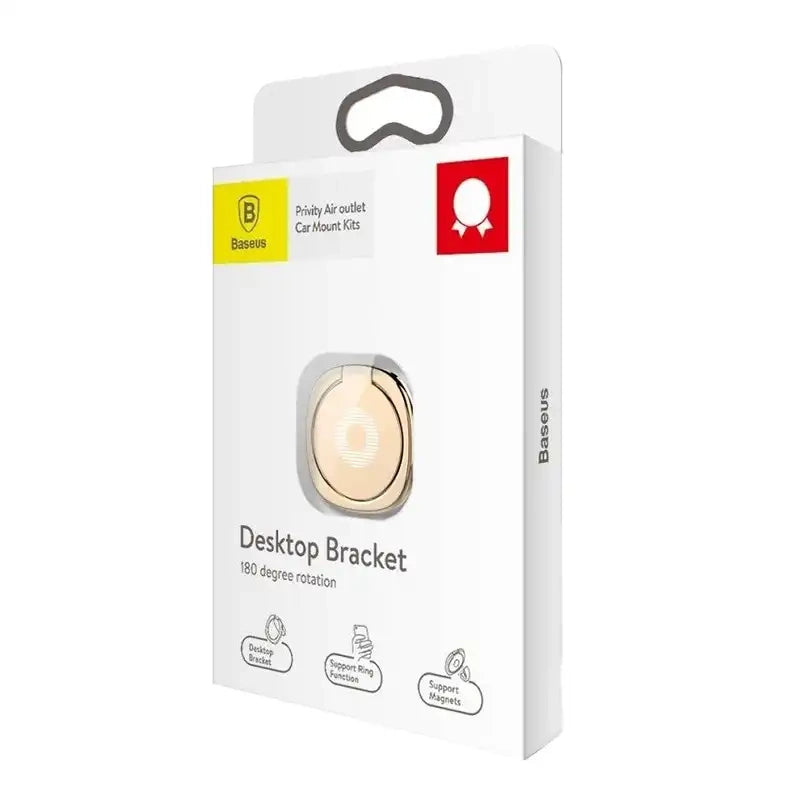 Baseus Ring Holder Κινητού Privity Bracket (Χρυσό)