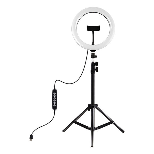 Tripod Mount Puluz 1,1m + 26cm RGBW LED Ring Vlogging  PKT3044