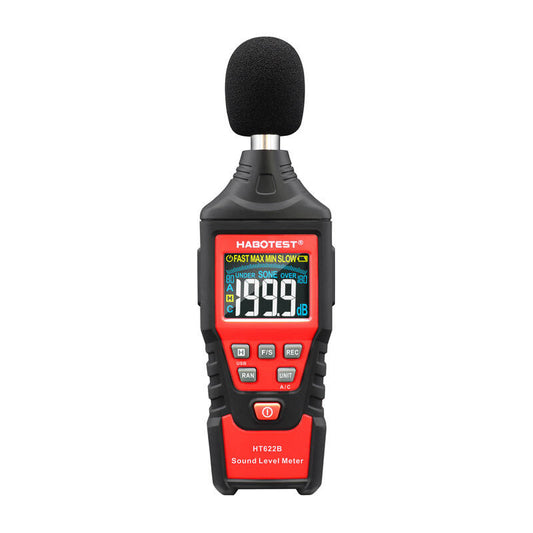 Habotest Ψηφιακός Μετρητής Έντασης Ήχου HT622B USB A/C (Μαύρο/Κόκκινο)