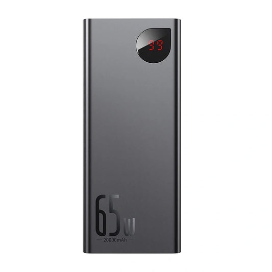 Powerbank Baseus Adaman Metal 20000mAh PD QC 3.0 65W 2xUSB + USB-C + micro USB (Μαύρο)