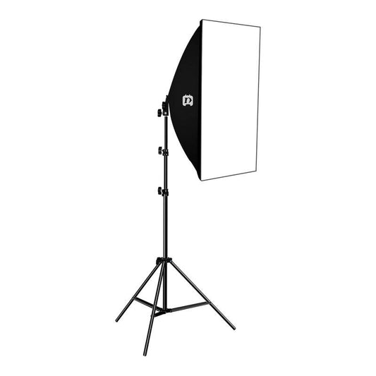 Puluz Σετ Στούντιο Φωτογράφισης PU5070EU, Softbox LED 50x70cm, Τρίποδο, Λάμπες LED x1